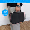 Eggracks by Global Phoenix - Portable Deluxe Carrying Case for Nintendo Switch Protected Travel Case with Rubberized Handle Shoulder Strap