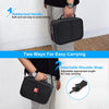 Eggracks by Global Phoenix - Portable Deluxe Carrying Case for Nintendo Switch Protected Travel Case with Rubberized Handle Shoulder Strap