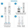 Eggracks by Global Phoenix - For Wii Remote Controller Charger Dual Charge Dock with Two 2800mAh Rechargeable Batteries