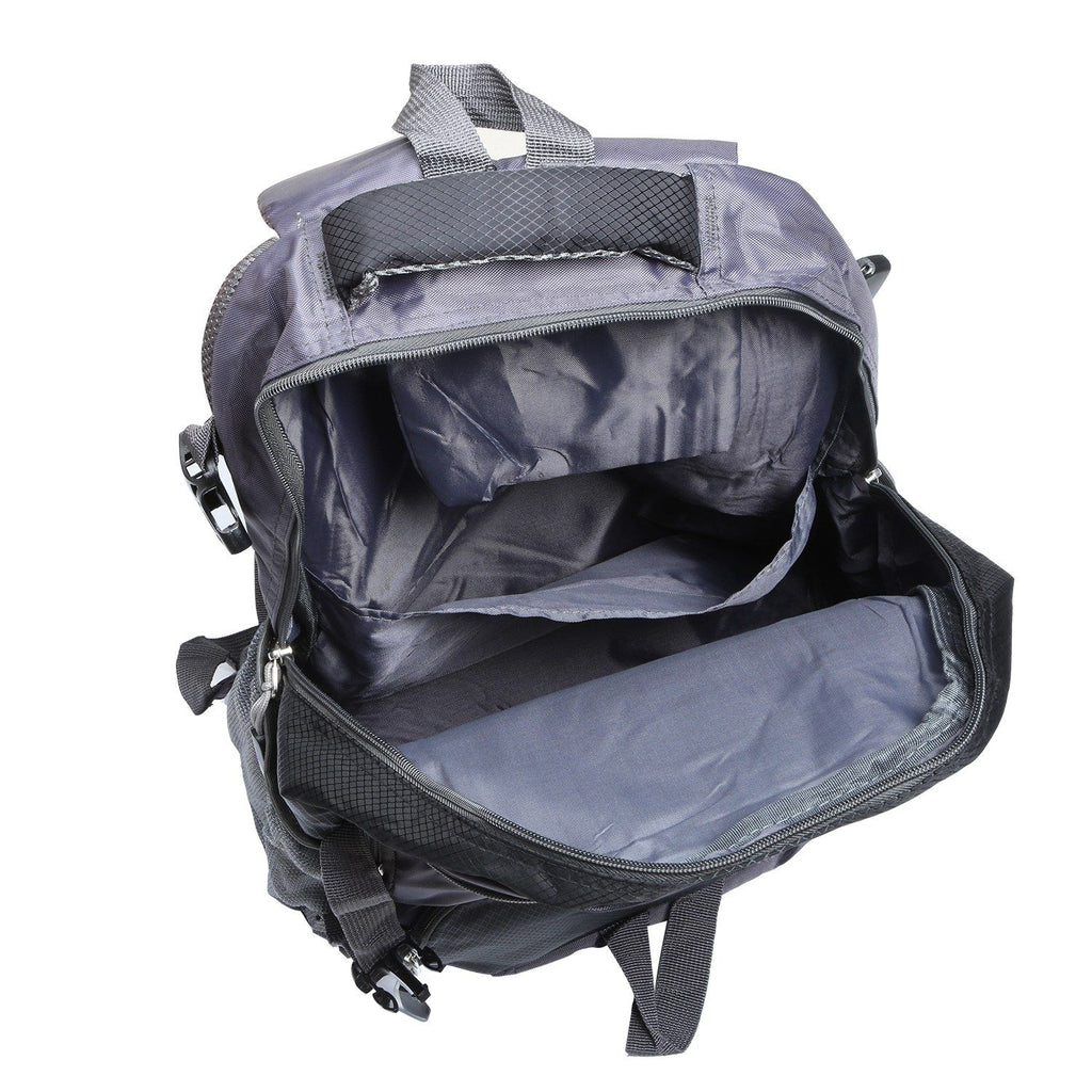 Eggracks by Global Phoenix - Unisex School Backpack Casual Travel Shoulder Bag W/ Adjustable Straps Dual-Water Bottle Pouch
