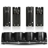 Eggracks by Global Phoenix - 4 Remotes Charging Dock Game Controller Charger 2800mAh Rechargeable Battery Charging Stations
