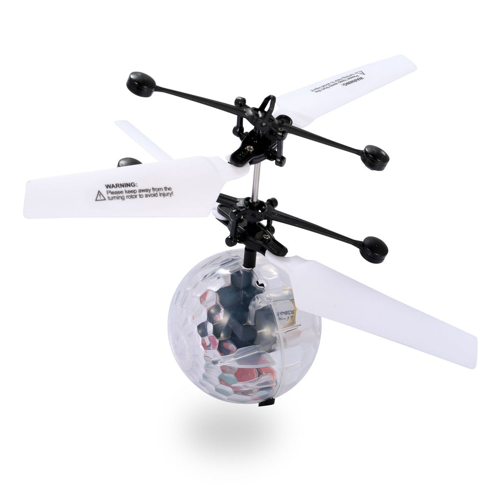 Eggracks by Global Phoenix - RC Flying Balls Electric Infrared Induction Drone Helicopter Ball LED Light Kids Flying Toy
