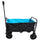 Yeah Depot - Mini Folding Wagon Garden Shopping Beach Cart (black+blue)