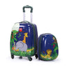 FX070 - 2 PCS Kids Luggage Set, 12'' Backpack and 16'' Spinner Case with 4 Universal Wheels, Travel Suitcase for Boys Girls