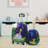 FX070 - 2 PCS Kids Luggage Set, 12'' Backpack and 16'' Spinner Case with 4 Universal Wheels, Travel Suitcase for Boys Girls