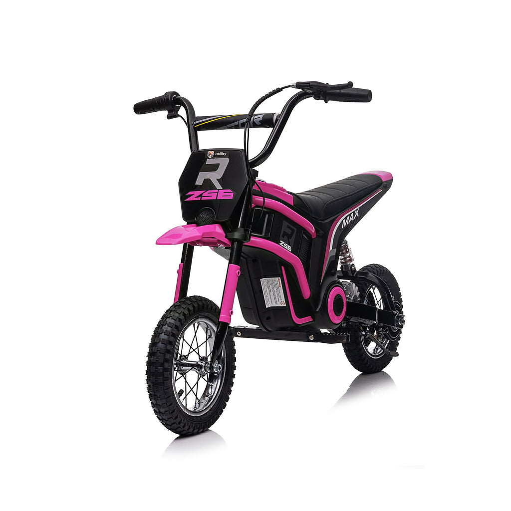 Yeah Depot - 24V14ah Kids Ride On 24V Electric Toy Motocross Motorcycle Dirt Bike-XXL large,Speeds up to 14.29MPH,Dual Suspension, Hand-Operated Dual Brakes, Twist Grip Throttle, Authentic Motocross Bike Geometry