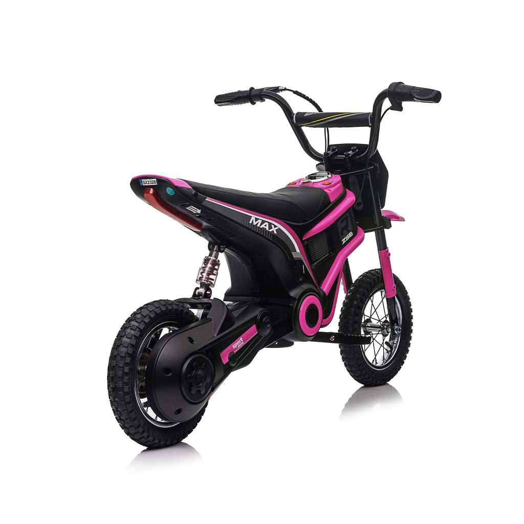 Yeah Depot - 24V14ah Kids Ride On 24V Electric Toy Motocross Motorcycle Dirt Bike-XXL large,Speeds up to 14.29MPH,Dual Suspension, Hand-Operated Dual Brakes, Twist Grip Throttle, Authentic Motocross Bike Geometry