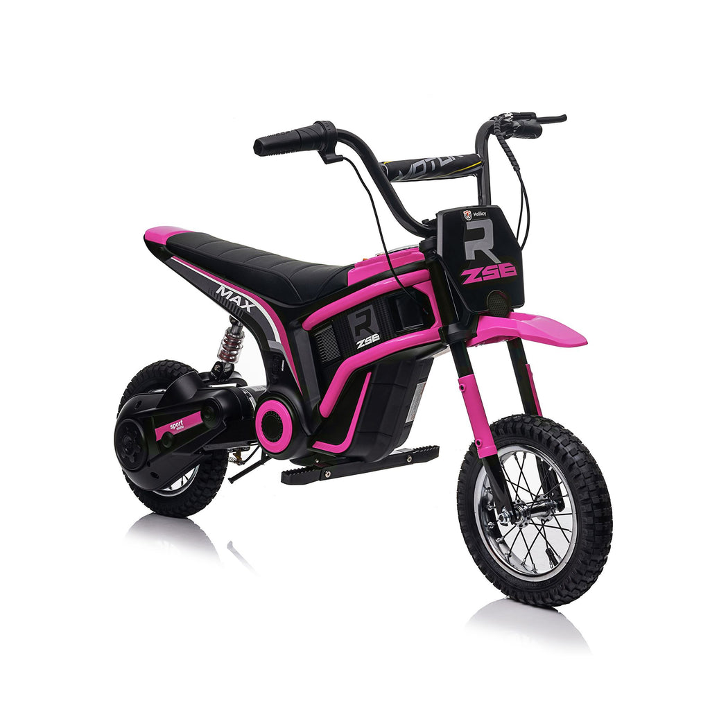 Yeah Depot - 24V14ah Kids Ride On 24V Electric Toy Motocross Motorcycle Dirt Bike-XXL large,Speeds up to 14.29MPH,Dual Suspension, Hand-Operated Dual Brakes, Twist Grip Throttle, Authentic Motocross Bike Geometry