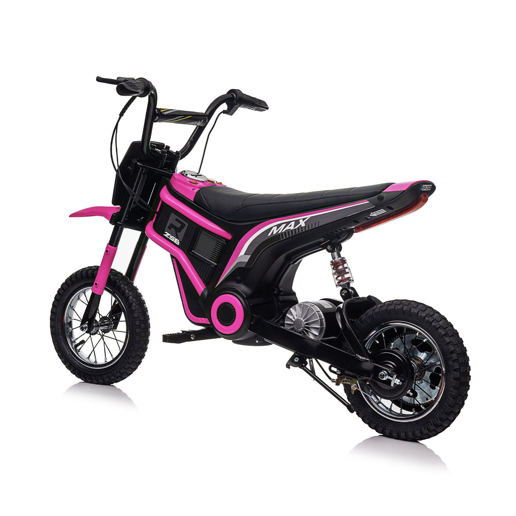 Yeah Depot - 24V14ah Kids Ride On 24V Electric Toy Motocross Motorcycle Dirt Bike-XXL large,Speeds up to 14.29MPH,Dual Suspension, Hand-Operated Dual Brakes, Twist Grip Throttle, Authentic Motocross Bike Geometry