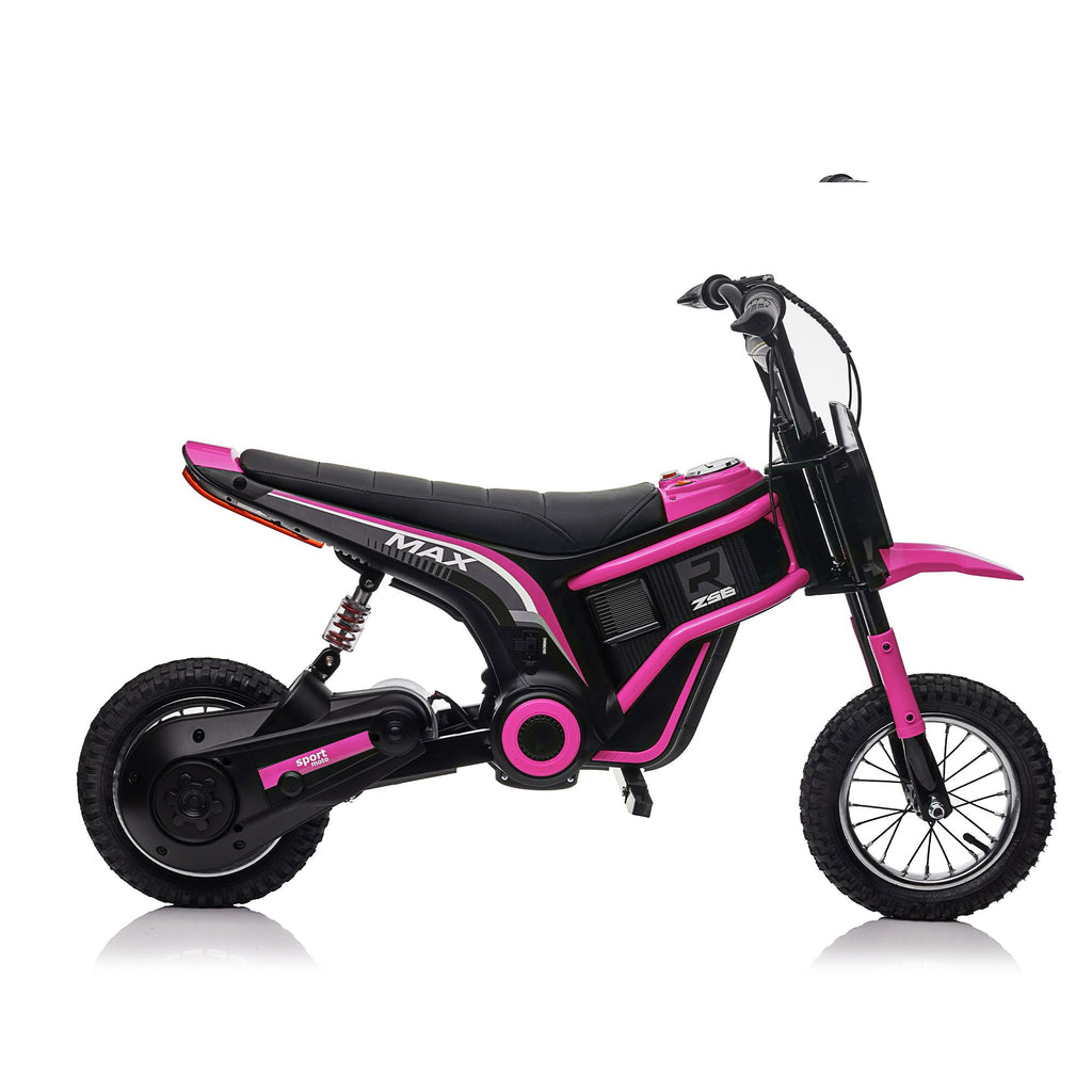 Yeah Depot - 24V14ah Kids Ride On 24V Electric Toy Motocross Motorcycle Dirt Bike-XXL large,Speeds up to 14.29MPH,Dual Suspension, Hand-Operated Dual Brakes, Twist Grip Throttle, Authentic Motocross Bike Geometry