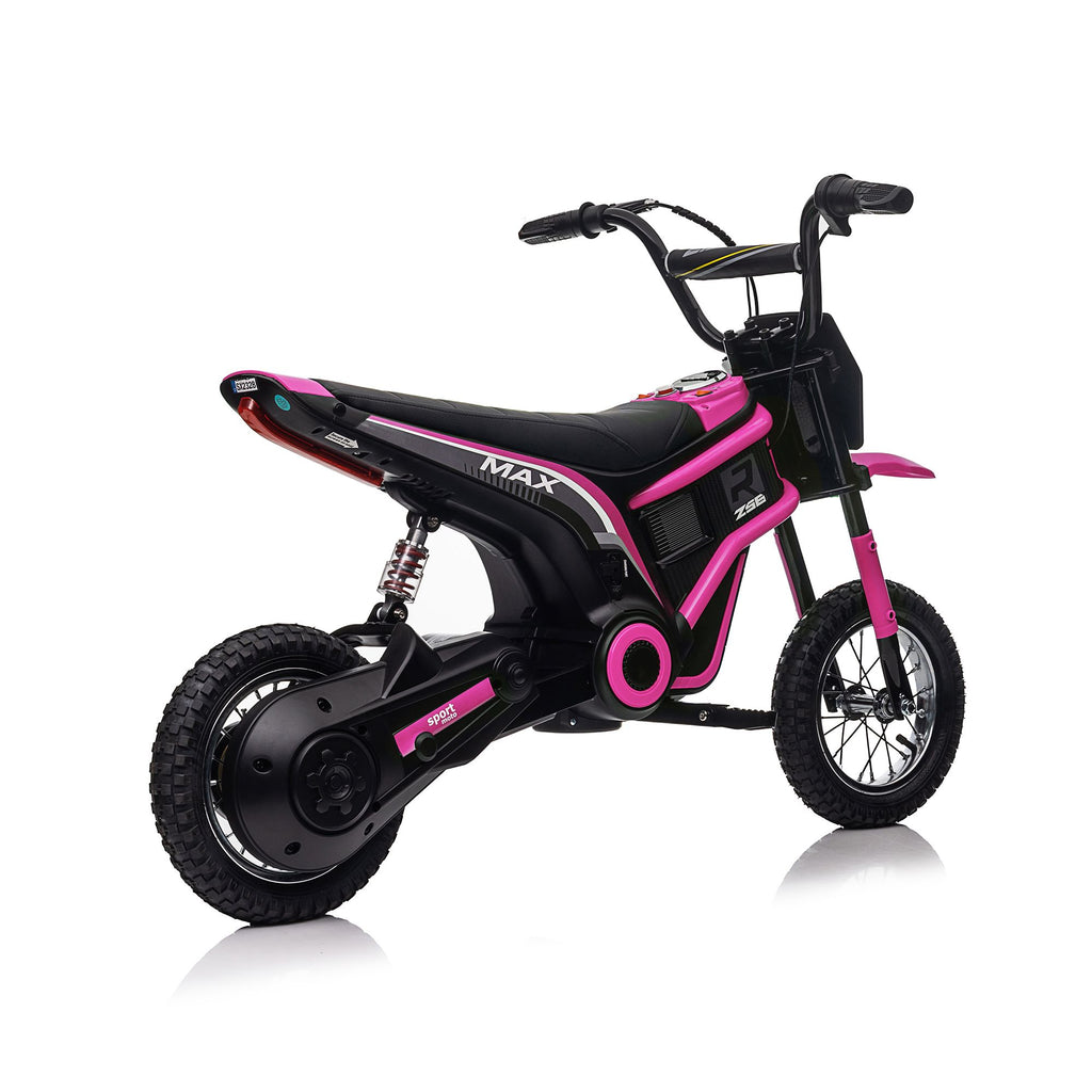 Yeah Depot - 24V14ah Kids Ride On 24V Electric Toy Motocross Motorcycle Dirt Bike-XXL large,Speeds up to 14.29MPH,Dual Suspension, Hand-Operated Dual Brakes, Twist Grip Throttle, Authentic Motocross Bike Geometry