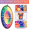 syenll - Kids Dart Board Game Set, 28.7 inch Dart Board with 16 Stick Balls and Hook, Indoor Outdoor Yard Party Sports Game Toys, Christmas Birthday Gift for Boys Girls Age 3 4 5 6 7 8 9 10 11 12