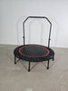 Yeah Depot - 48'' Foldable Mini Trampoline Max Load 300lbs, Fitness Rebounder with Adjustable Foam Handle, Exercise Trampoline for Adults Indoor/Garden Workout