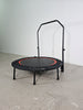 Yeah Depot - 48'' Foldable Mini Trampoline Max Load 300lbs, Fitness Rebounder with Adjustable Foam Handle, Exercise Trampoline for Adults Indoor/Garden Workout