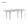 Yeah Depot - DOMINICA 35*59 RECT TABLE - PVC