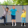 Yeah Depot - 10ft Blue Outdoor Toddler Trampoline with Enclosure Safety Net Jumping Fun Trampoline, heavy-duty jump pads, spring-loaded for children and adults, Gifts for Boys/Girls