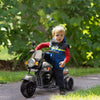 Yeah Depot - Qaba Electric Motorcycle for Kids, 3 Wheel 6V Battery Powered Chopper Motorbike, Ride on Motorcycle with Headlights, Music, Forward & Reverse for Boys and Girls Ages 3-6 Years, Gray