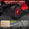 Yeah Depot - Qaba Kids ATV, 6V 4 Wheeler Kids Quad Car, Battery Powered Electric Ride on Toy with Music for Boys & Girls Ages 2-6 Years, Red