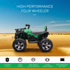 Yeah Depot - Aosom 12V Kids 4 Wheeler, Ride on ATV for Kids with Music, Realistic Headlights & Wide Wheels, Toddler Quad for Boys and Girls, Green