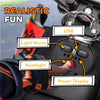 Yeah Depot - Qaba 12V Kids Motorcycle, Aprilia Licenced Electric Motorcycle for Kids with Training Wheels, Spring Suspension, LED Light, USB, Music, Battery Powered Electric Dirt Bike for Boys Girls, Yellow