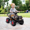 Yeah Depot - Qaba Kids ATV, 6V 4 Wheeler Kids Quad Car, Battery Powered Electric Ride on Toy with Music for Boys & Girls Ages 2-6 Years, Black