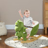 Yeah Depot - Qaba Baby Rocking Horse, Toddler Plush Dinosaur Animal Rocker with Seat Belt, 32 Songs, Hand Puppet, Kids Riding Horse Rocking Chair for 18-36 Months, Green