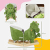 Yeah Depot - Qaba Baby Rocking Horse, Toddler Plush Dinosaur Animal Rocker with Seat Belt, 32 Songs, Hand Puppet, Kids Riding Horse Rocking Chair for 18-36 Months, Green