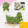 Yeah Depot - Qaba Baby Rocking Horse, Toddler Plush Dinosaur Animal Rocker with Seat Belt, 32 Songs, Hand Puppet, Kids Riding Horse Rocking Chair for 18-36 Months, Green