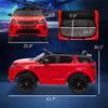 Yeah Depot - Qaba Land Rover Discovery Sport Licensed 12V Kids Ride on Car, Battery Powered Kids Electric Car with Remote Control, Soft Start, LED Lights, Music Horn, 3 Speeds, Red