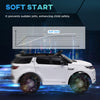 Yeah Depot - Qaba Land Rover Discovery Sport Licensed 12V Kids Ride on Car, Battery Powered Kids Electric Car with Remote Control, Soft Start, LED Lights, Music Horn, 3 Speeds, White