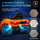 Yeah Depot - Qaba Lamborghini Revuelto Licensed 12V Kids Electric Car, Battery Powered Ride on Car with Hydraulic Doors, Remote Control, Transport Wheels, Spring Suspension, Music, Lights, 3 Speeds, Orange