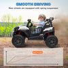 Yeah Depot - Qaba 2 Seater Electric Car for Kids, 24V Battery Powered Ride on Car with Remote Control, 3 Speed, Slow Start, LED Lights, Music, Horn, Spring Suspension for 3-8 Years, White