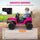 Yeah Depot - Qaba 12V Ride On Truck, Battery Powered Kids Electric Car UTV with 4 Suspension Wheels, Remote Control, 3 Speeds, LED Headlights, Horn, USB Music, Pink