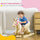 Yeah Depot - Qaba Kids Rocking Horse, Ride on Unicorn with Realistic Sounds, Safety Belt & Wooden Base, Plush Animal Rocker for Toddlers 18-36 Months, Cream White
