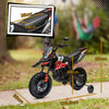 Yeah Depot - Qaba 12V Kids Motorcycle, Aprilia Licenced Electric Motorcycle for Kids with Training Wheels, Spring Suspension, LED Light, USB, Music, Battery Powered Electric Dirt Bike for Boys Girls, Red
