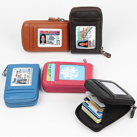 VistaShops - Zip Vault RFID Blocker Card Holder And Wallet HSM