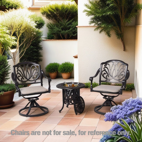 Yeah Depot - Hand Brushed Patina/Bronze Cast Aluminum, Food Grade 304 Stainless Steel Ice Bucket/Pail Table Set