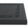 Yeah Depot - L59.05*W35.43-inch Cast Aluminum Patio Dining Table With Black Frame and Carved Texture on the Tabletop