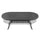 Yeah Depot - L81.89*W41.34-inch Cast Aluminum Patio Dining Table With Black Frame and Umbrella Hole