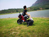 Yeah Depot - Electric Motorcycle for Kids, kids ride on motorcycle, 12V Electric Dirt Bike with Training Wheels, Hand Racing Foot Brake,PU seat, Ride on Motorcycle for 3~6 years Boys Girls gift