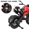 Yeah Depot - Electric Motorcycle for Kids, kids ride on motorcycle, 12V Electric Dirt Bike with Training Wheels, Hand Racing Foot Brake,PU seat, Ride on Motorcycle for 3~6 years Boys Girls gift