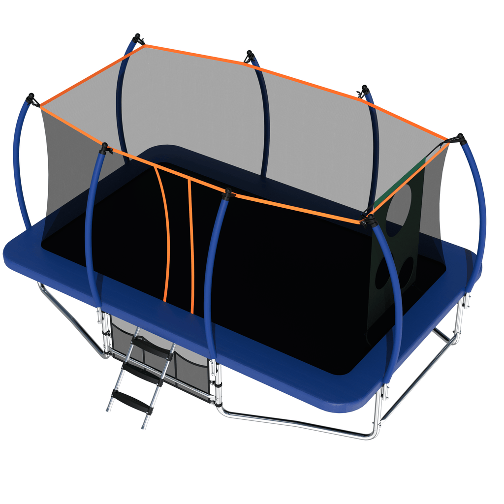 Yeah Depot - 10X16FT Outdoor Square Trampolines for Kids Adults Long Rectangular Tumbling Trampoline