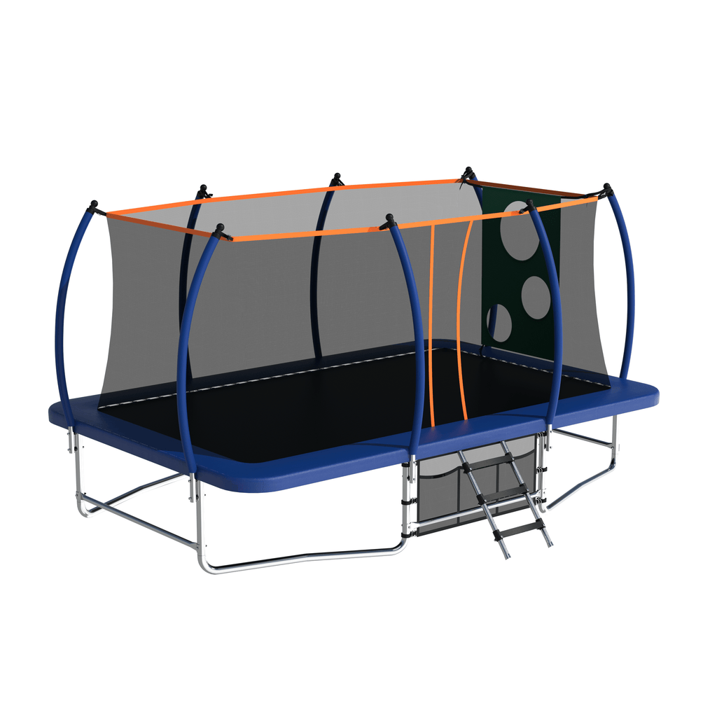 Yeah Depot - 10X16FT Outdoor Square Trampolines for Kids Adults Long Rectangular Tumbling Trampoline