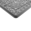 Yeah Depot - L86.61*W42.32-inch Oval Cast Aluminum Patio Dining Table with Black Frame and Umbrella Hole