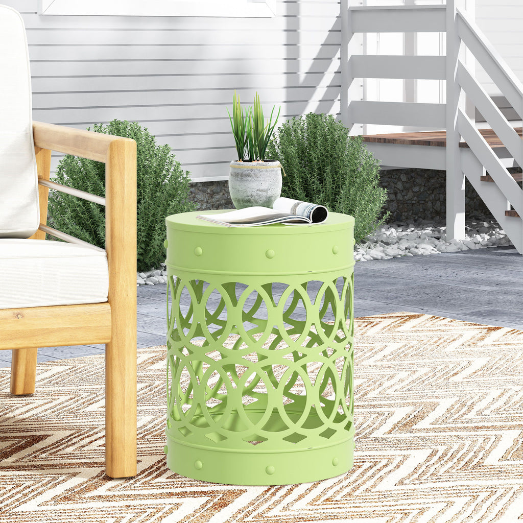 Yeah Depot - Outdoor Metal end Table -Large