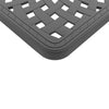 Yeah Depot - L30.71*W30.71-inch Cast Aluminum Patio Dining Table with Black Frame and Umbrella Hole