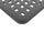 Yeah Depot - L30.71*W30.71-inch Cast Aluminum Patio Dining Table with Black Frame and Umbrella Hole