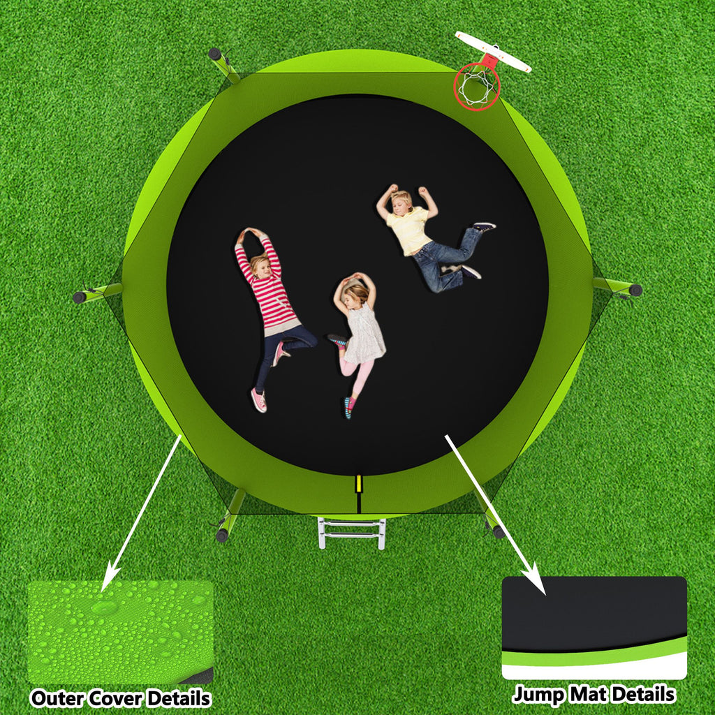 Yeah Depot - 8FT TRAMPOLINE Green