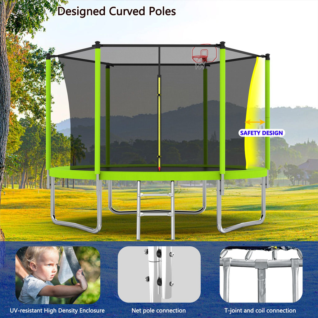 Yeah Depot - 8FT TRAMPOLINE Green