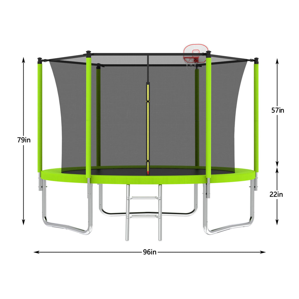 Yeah Depot - 8FT TRAMPOLINE Green